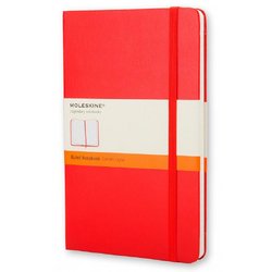 Блокнот Moleskine Classic Pocket A6 96 листов красный в линейку на сшивке (90x140 мм)